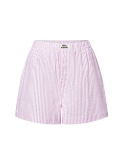 Artikelbild Damen Pyjama-Shorts von Marie Lund in rosa weiß gestreift