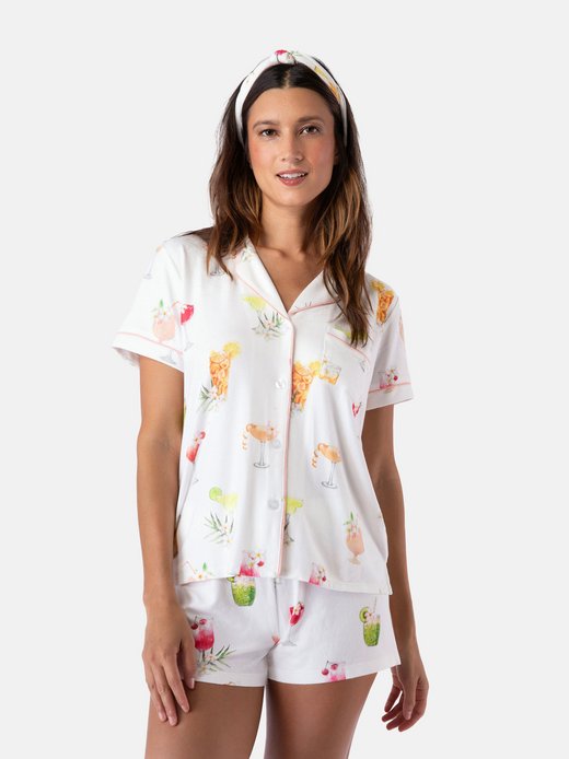 Damen Pyjama  -  s/s pyjama - Sipping on Sunshine
