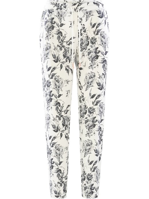 Damen Pyjamahose  -  Black Rose