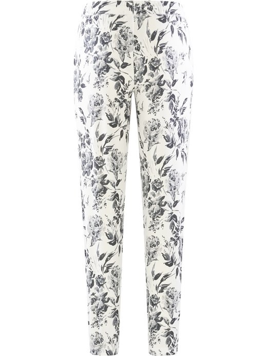 Damen Pyjamahose  -  Black Rose