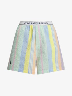 Artikelbild Damen Pyjamahose  -  Boxer - Summer Soft Seersucker von Polo Ralph Lauren in mehrfarbig gestreift