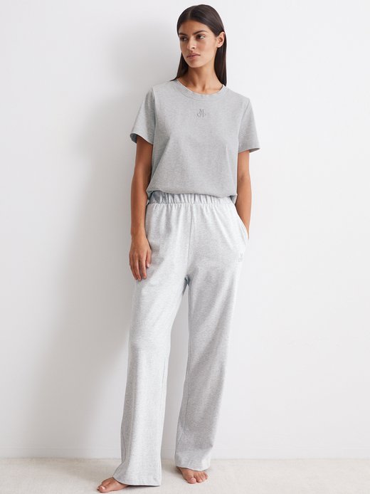 Damen Pyjamahose  -  Heavy Jersey