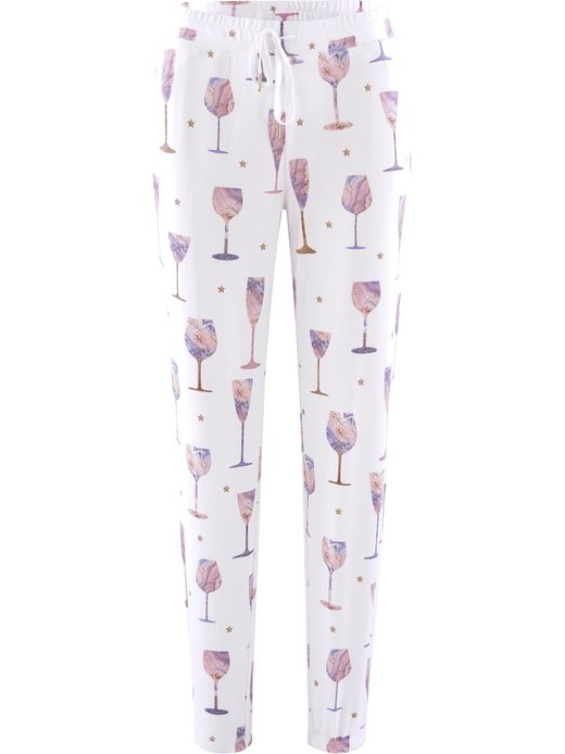 Damen Pyjamahose  -  IT’S A WINEFUL LIFE