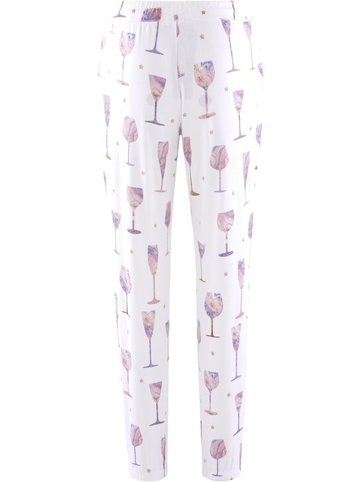 Damen Pyjamahose  -  IT’S A WINEFUL LIFE