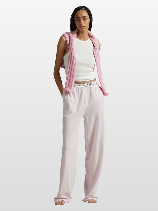 Damen Pyjamahose  -  Knit Oxford