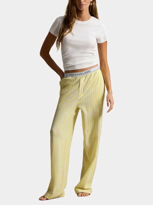 Damen Pyjamahose  -  Knit Oxford