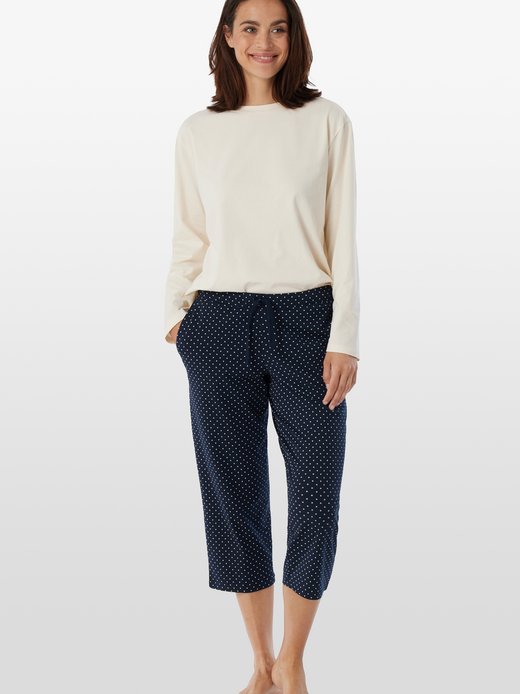 Damen Pyjamahose  -  Mix & Relax 3/4