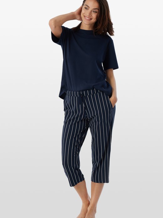 Damen Pyjamahose  -  Mix & Relax 3/4