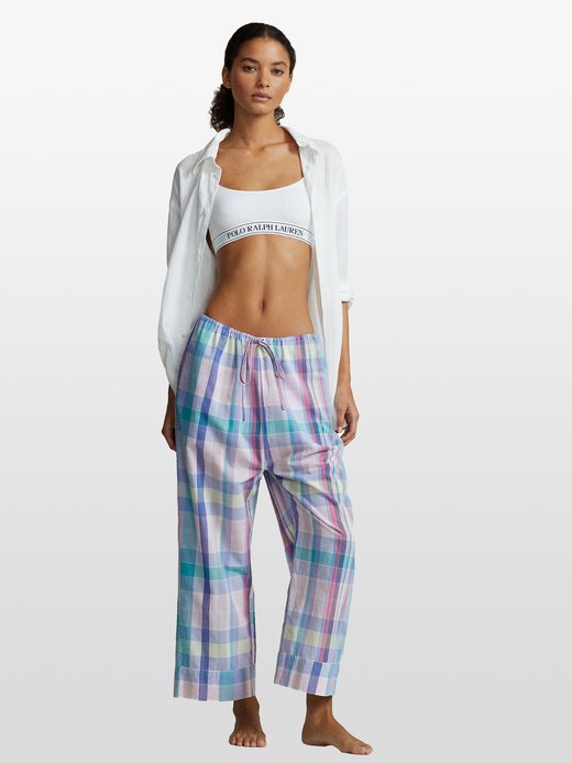 Damen Pyjamahose  -  Romantic Madras