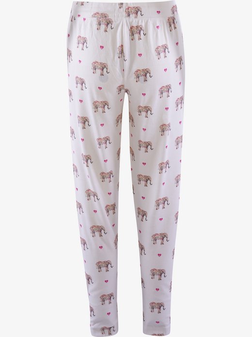 Damen Pyjamahose  -  pant - Love You A Ton