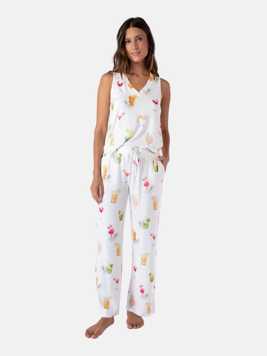 Damen Pyjamahose  -  pant - Sipping on Sunshine