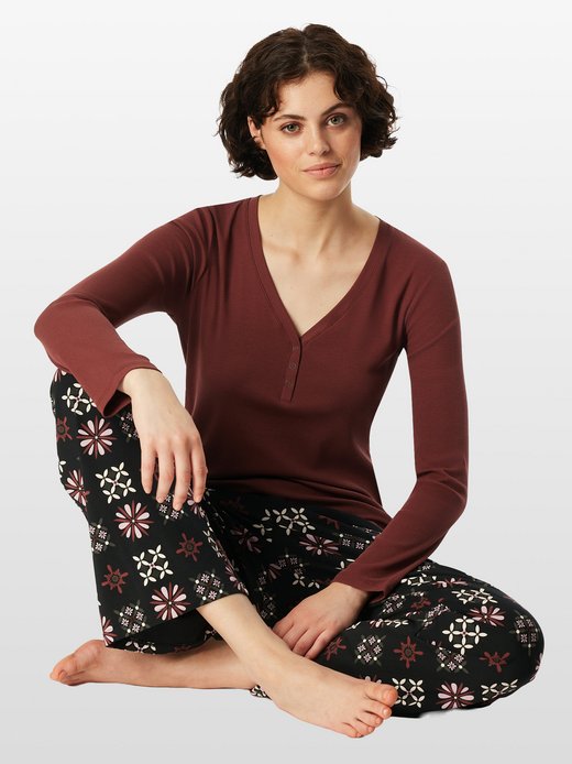 Damen Pyjamaoberteil  -  Mix + Relax