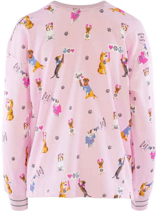 Damen Pyjamaoberteil  -  Woof for Love