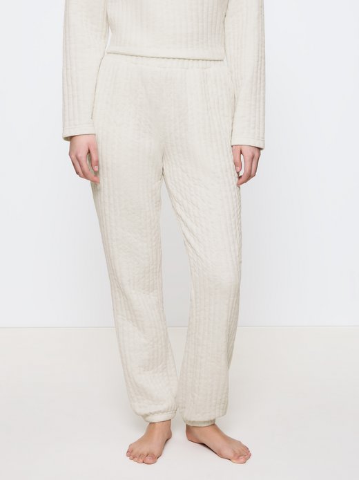 Damen Pyjamashorts  -  Cozy Comfort Trouser Quilted