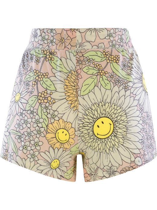 Damen Pyjamashorts  -  Smiley Blooms