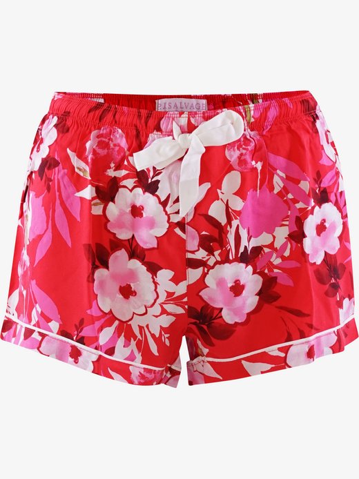 Damen Pyjamashorts  -  Watercolor Bloom