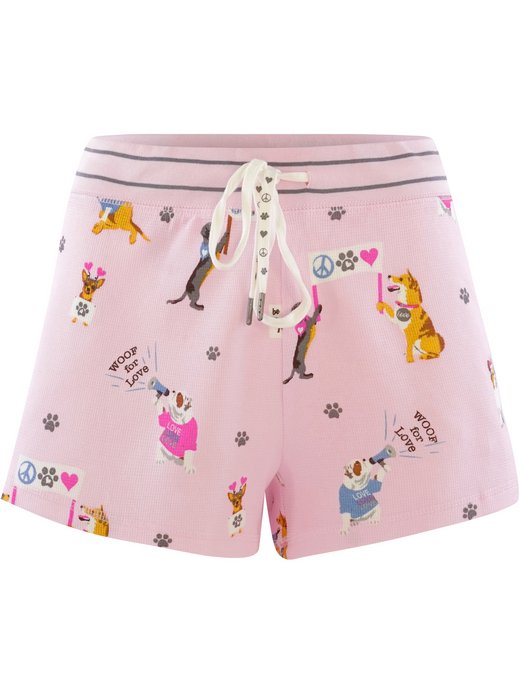 Damen Pyjamashorts  -  Woof for Love