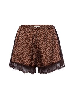 Artikelbild Damen Pyjamashorts von Marie Lund in braun gemustert
