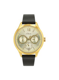 Artikelbild Damen Quarzuhr von s.Oliver in gold uni