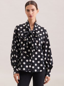 Damen Rüschenbluse - Druck