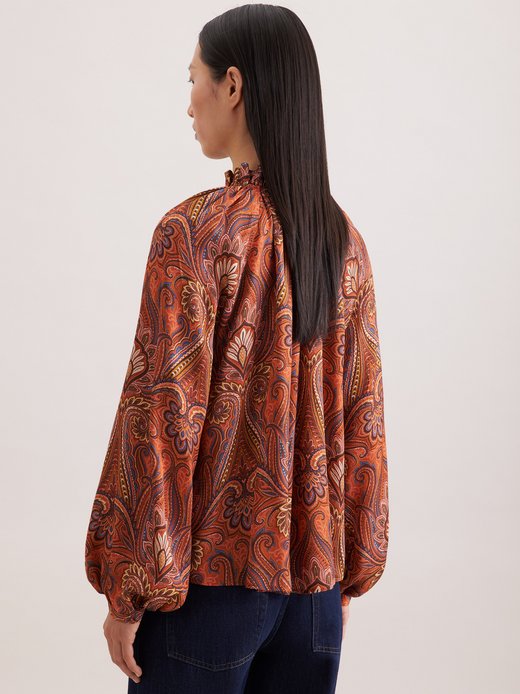 Damen Rüschenbluse - Regular Fit