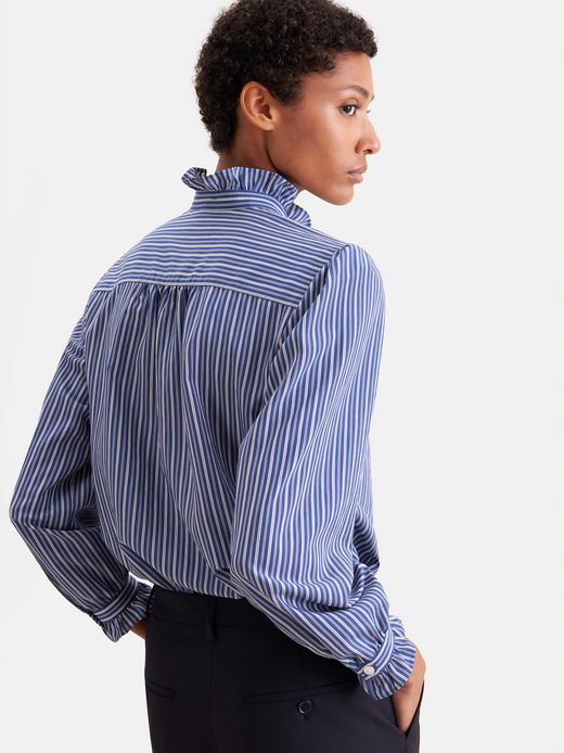 Damen Rüschenbluse - Regular Fit