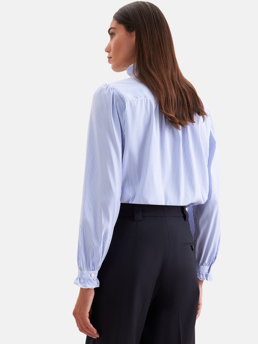 Damen Rüschenbluse - Regular Fit