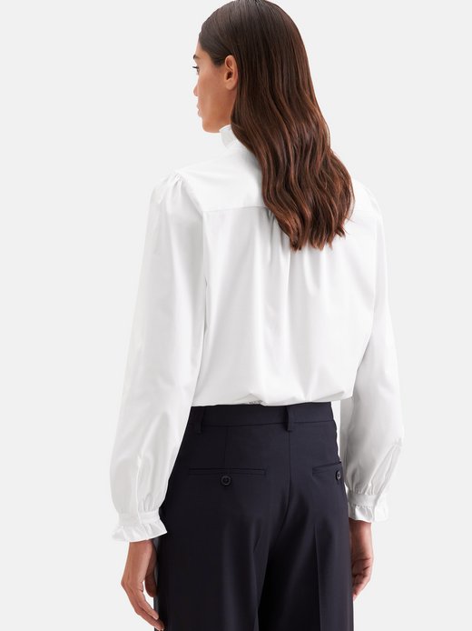 Damen Rüschenbluse - Regular Fit