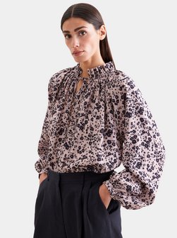 Damen Rüschenbluse - Regular Fit