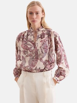 Damen Rüschenbluse - Regular Fit