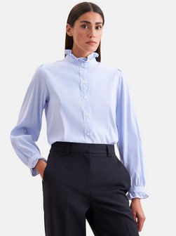Damen Rüschenbluse - Regular Fit