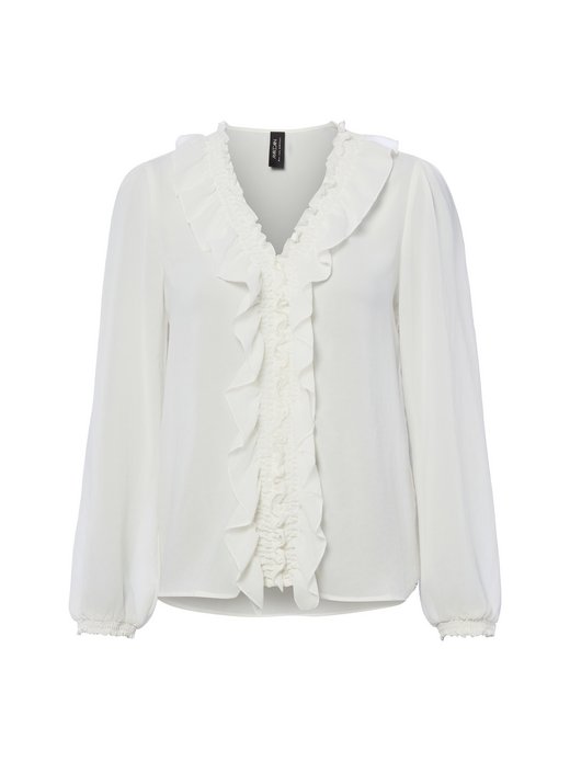 Damen Rüschenbluse