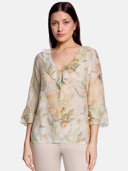 Damen Rüschenbluse