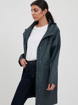 Artikelbild Damen Regenjacke - IHTAZI von Ichi in blau uni