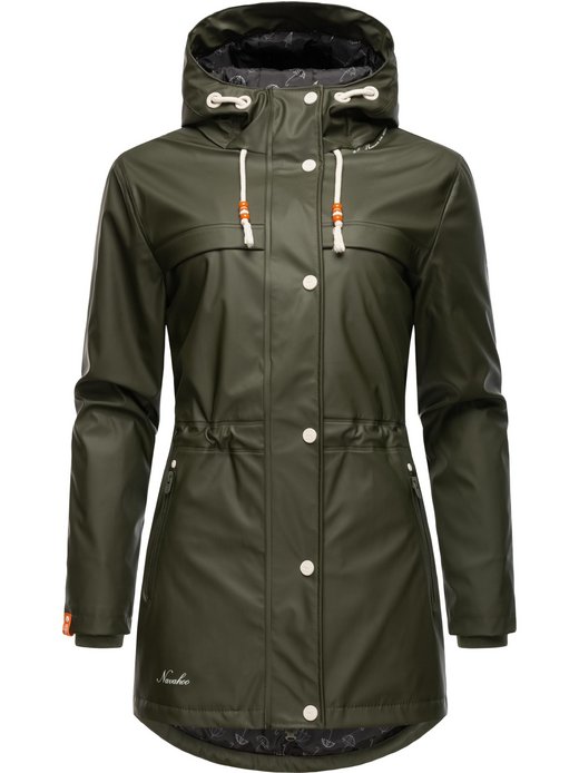 Damen Regenmantel - Rainy Forest