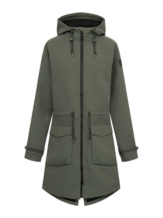 HOT Derbe Hamburg Derbe Regenmantel Damen Oliv Derbe