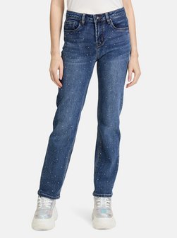 Artikelbild Damen Regular Fit-Jeans von Cartoon in denim gemustert