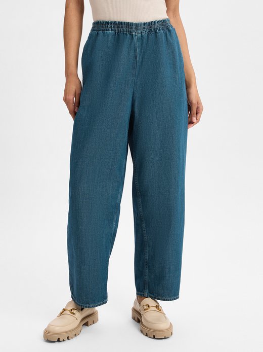 Damen Relaxed-Fit-Jeans