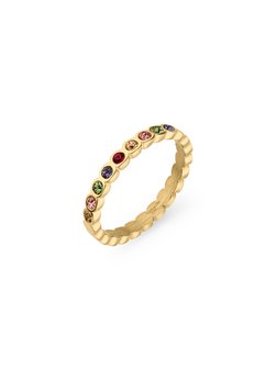 Damen Ring  -  Colorful Circles