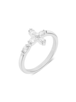 Damen Ring  -  Cross
