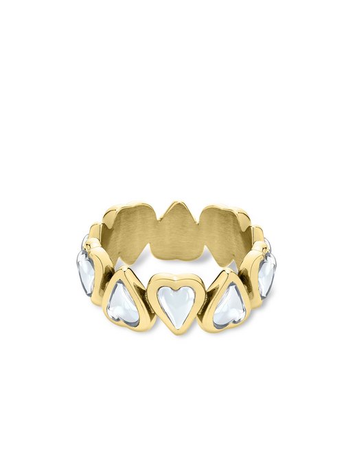 Damen Ring  -  Glass Heart