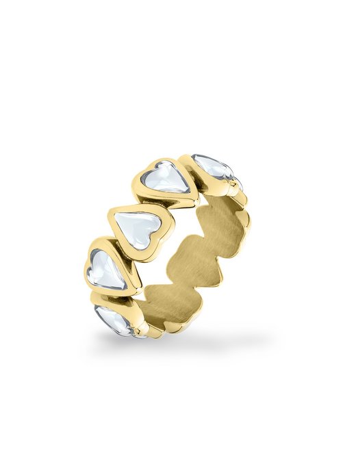 Damen Ring  -  Glass Heart