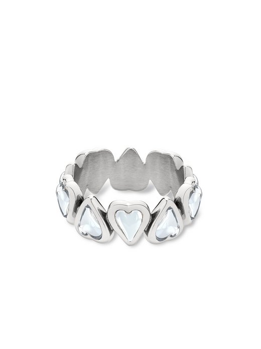 Damen Ring  -  Glass Heart