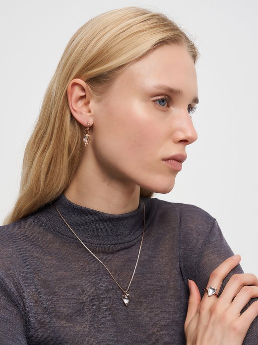 Damen Ring  -  Glass Heart