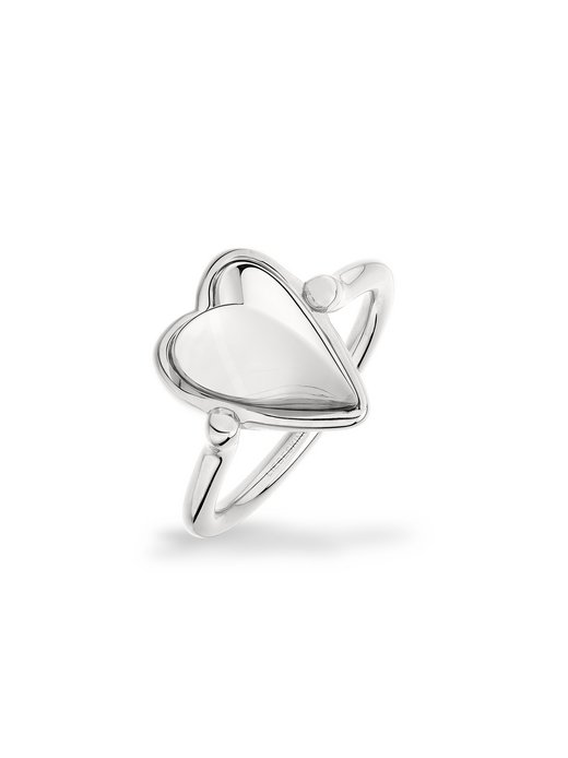 Damen Ring  -  Metal Heart