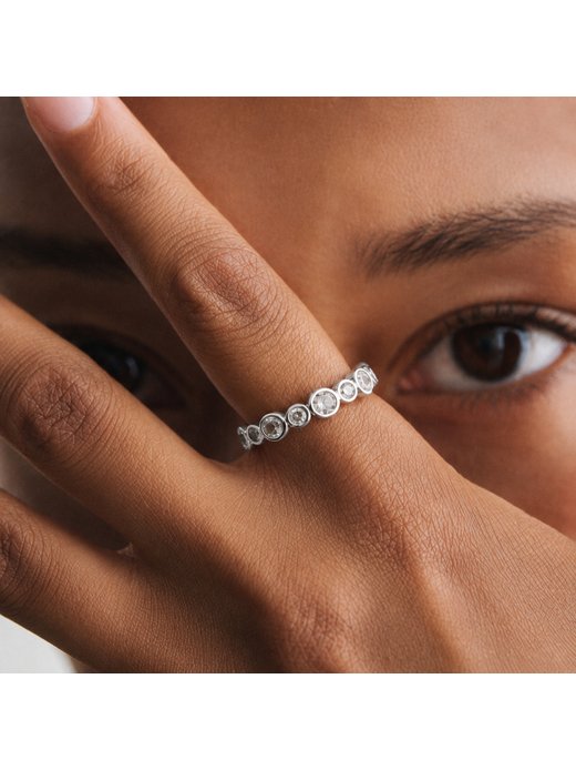 Damen Ring  -  Modern Glittery
