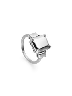 Damen Ring  -  Steel Diamond