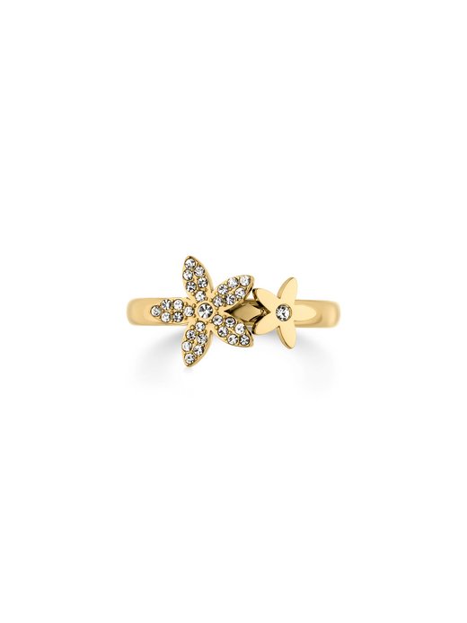 Damen Ring  -  The new Glitter Flower