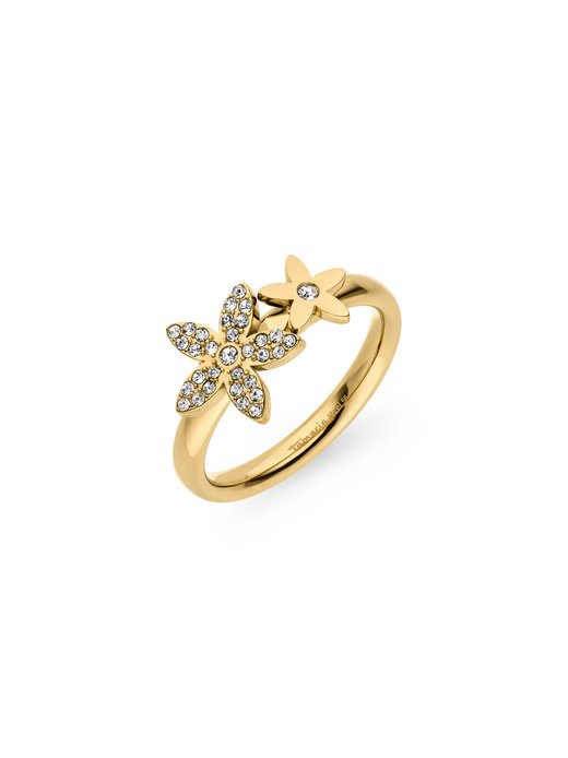 Damen Ring  -  The new Glitter Flower