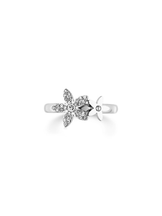 Damen Ring  -  The new Glitter Flower